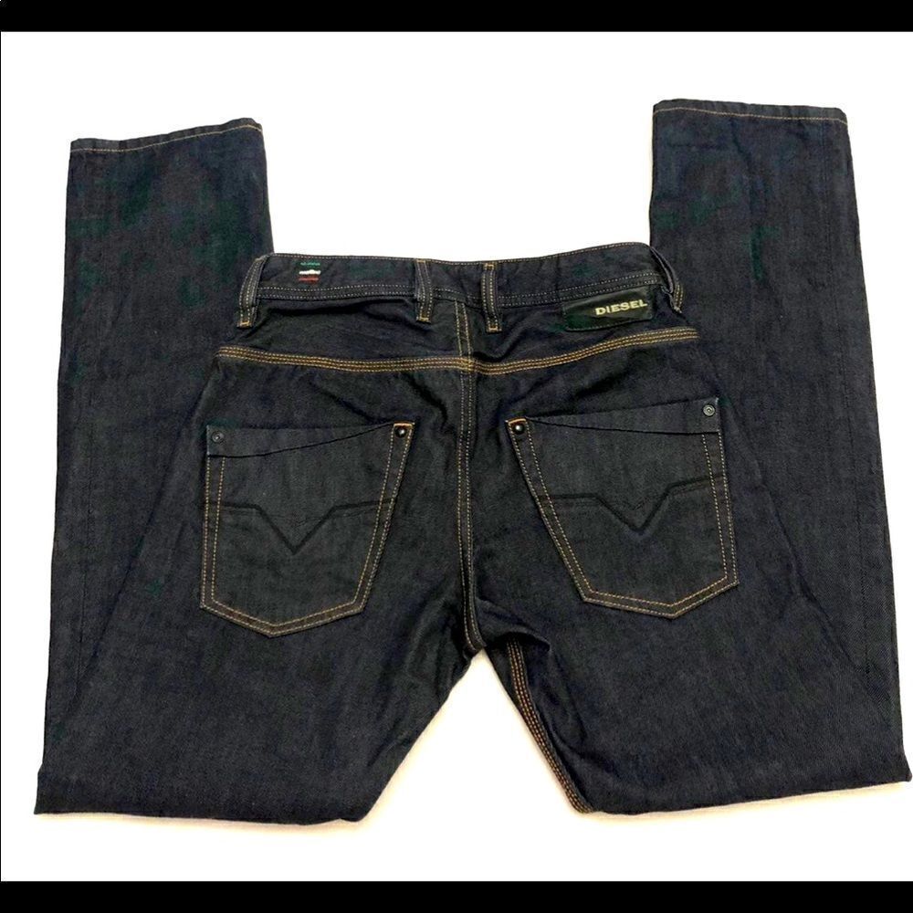 Diesel Italy krooley men’s regular slim carrot jeans size 26X30